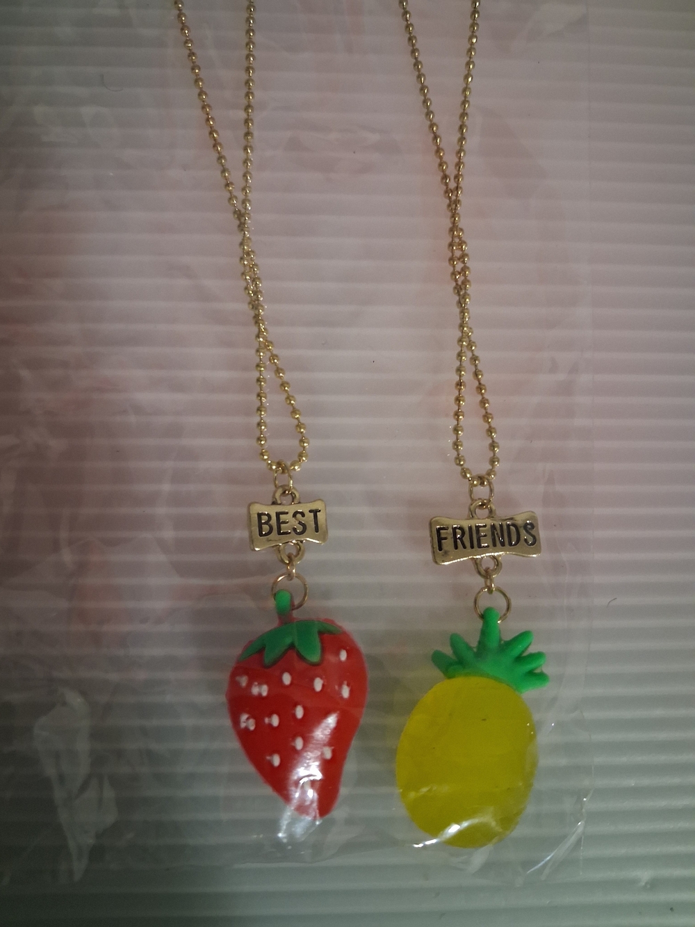 MINT Kids Gold-Tone Necklace Set with Fruit Charms - Picture 3 of 6